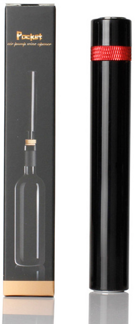 와인오프너 와인따게 캠핑용 휴대용 이쁘고 작은 전동방식보다 열기쉬운 압력식 오프너 와인따기쉬운방법, 레드, 1개