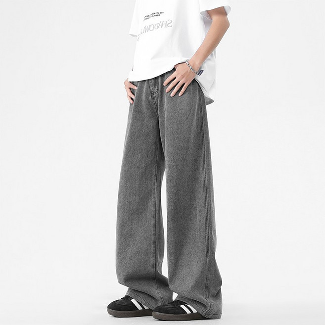 CHAODASHI 直筒牛仔褲