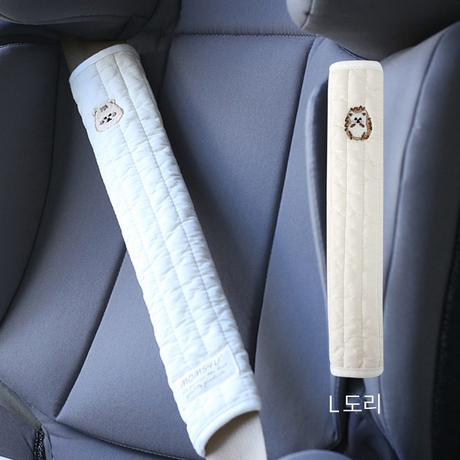 M4U 맘스포유 어린이 주니어 카시트 안전벨트커버, 차량용 안전벨트 커버(택없음)L 도리, 1개