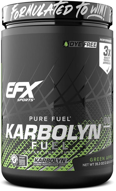 EFX 스포츠 카볼린 퓨엘 빠른 흡수 탄수화물 파우더 부하 지속 에너지 자극제 없음 18회 오렌지, 2.2 파운드, 1개, 1kg
