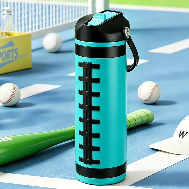 AURURA 대용량 텀블러 스포츠 텀블러 헬스 텀블러 아웃도어 텀블러 보운 보냉 병, 1개, 710ml, 블루