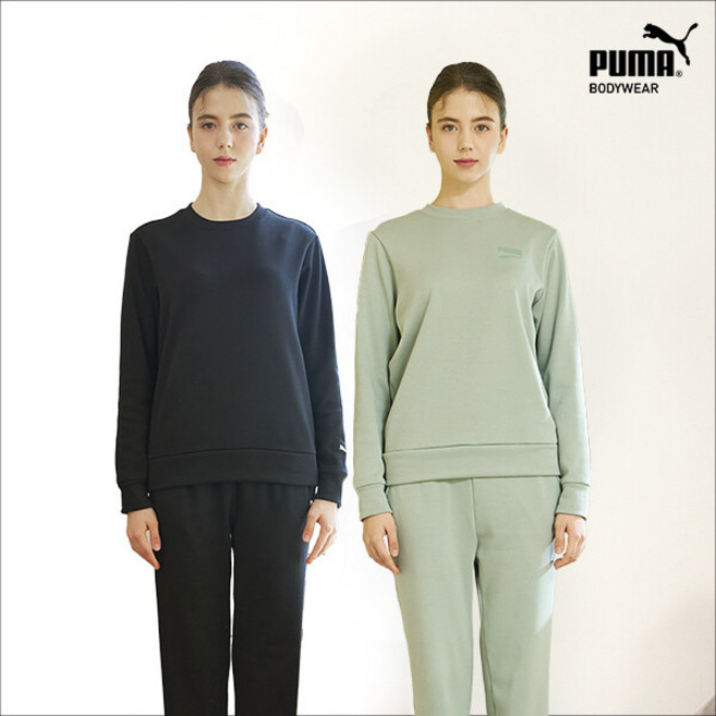 푸마 언더웨어 푸마바디웨어 여성 컴포트핏 플리스 홈웨어 4종 세트