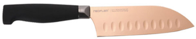 네오플램 티타늄코팅 스텐칼 과도.산도쿠.쉐프나이프.빵칼 로즈골드 - 항균주방식칼 이유식.정육고기.과일.사시미 셰프식도, 1개