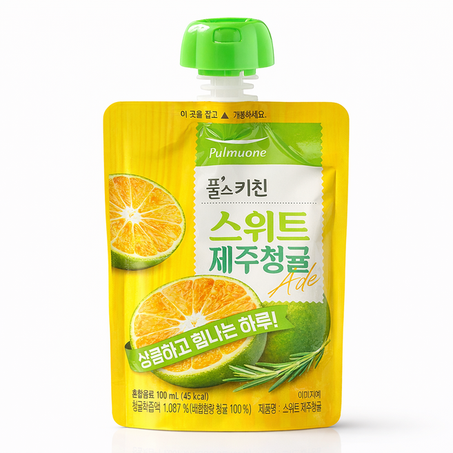 풀무원 풀스키친 스위트 제주청귤 주스, 100ml, 30개
