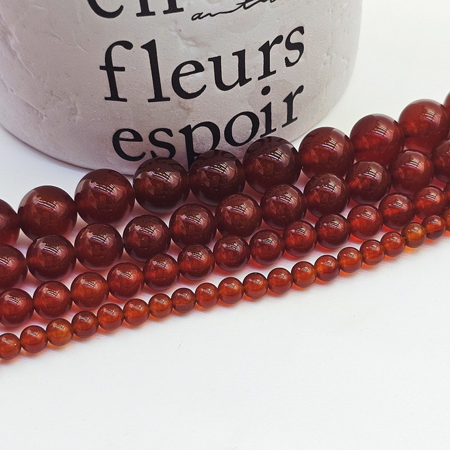 홍마노 쳔연원석 비즈 자마노 DIY재료 팔찌만들기 비즈 악세사리 부자재