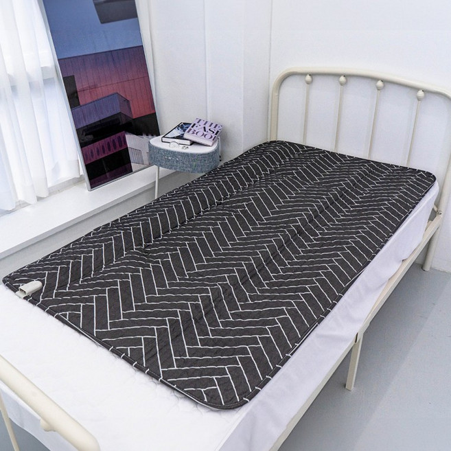 한일의료기 헤링본 탄소무자계 전기요 대형/중형, 상세페이지 참조, 헤링본 탄소무자계 전기요 중형(싱글) 100*180