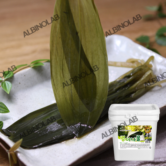 (낱장세척) 명이나물장아찌 선우푸드 프레존 10Kg 식당용 업소용 대용량 국내제조, 1개