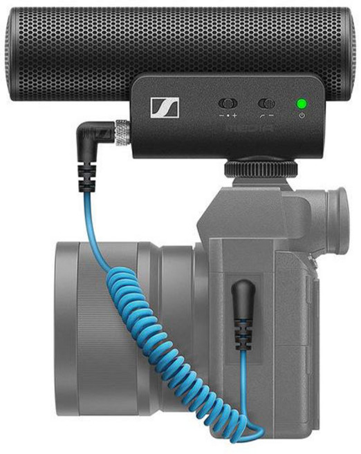 젠하이저 MKE-400 신형 DSLR마이크 캐논 소니 니콘 카메라 호환, 1개