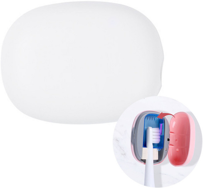 충전식 칫솔 건조기 휴대용 건조 케이스, 빙하화이트