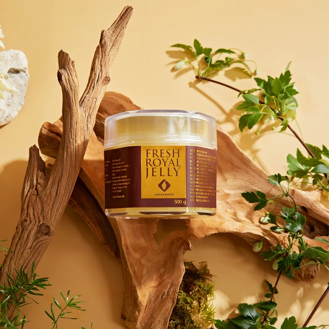 허니앤허브 정식수입 태국 CHP 로얄젤리 (생로얄젤리) 500g, 1개 - 쿠팡