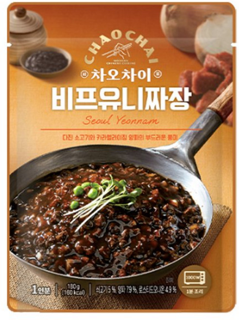 샘표 차오차이 비프유니짜장 180g x 3개