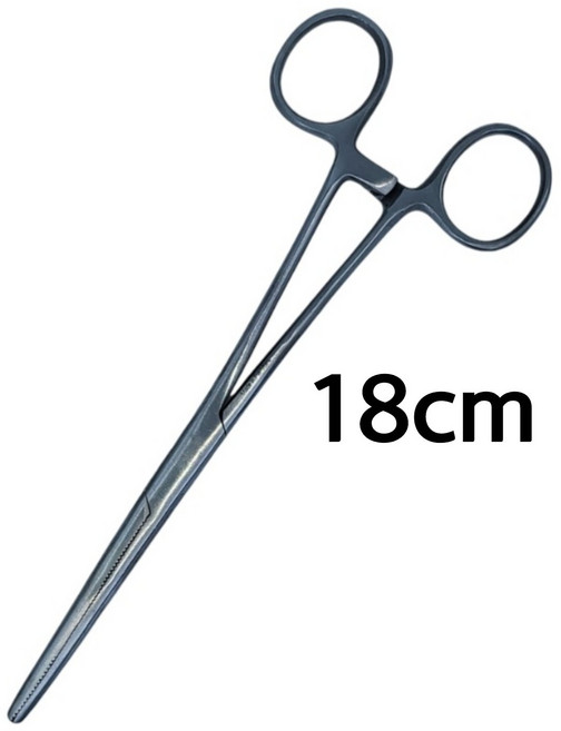 포에스 스텐 실버 곡겸자 커브겸자 포셉 18cm 퀼트 솜넣기, 1개