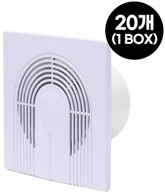 동우산업 도리도리 환기팬 DWV 10DRB 20개 1박스 화장실 가정용 욕실 주방 환풍기 커버, 동우 DWV-10DRB