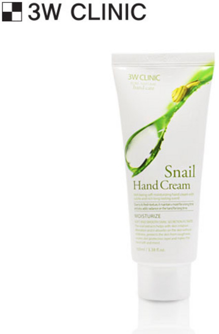 3W클리닉 스네일 모이스쳐라이징 핸드크림 100ml, 1개
