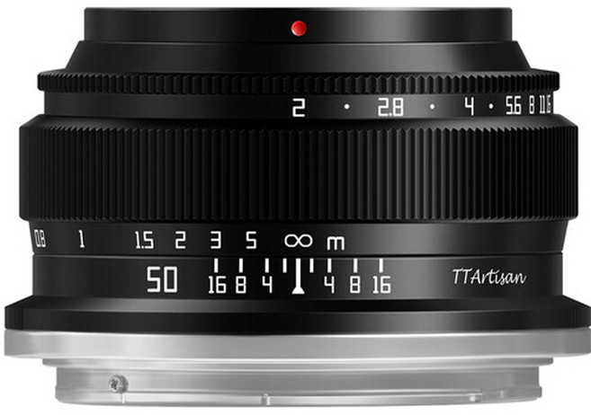 티티아티산 50mm F2 풀프레임 렌즈 니콘 Z 마운트 블랙