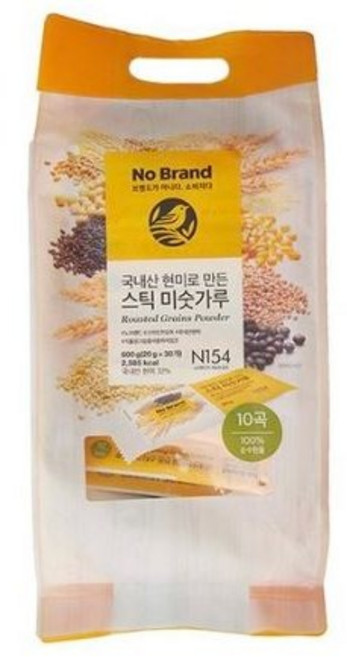 노브랜드 국내산 현미로 만든 스틱 미숫가루 600g, 1개