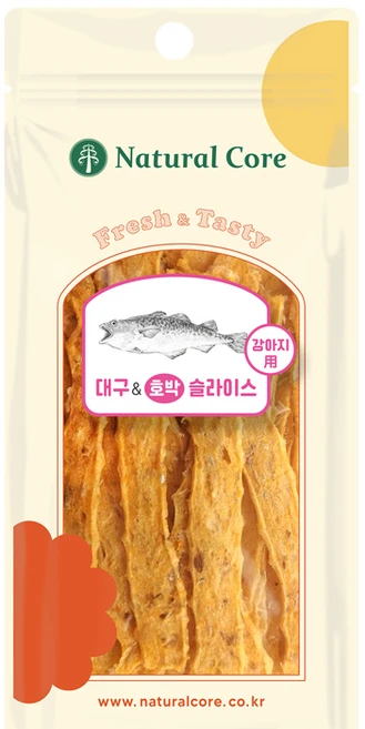 네츄럴코어 대구 슬라이스 30g, 대구호박 슬라이스, 6개 - 쿠팡