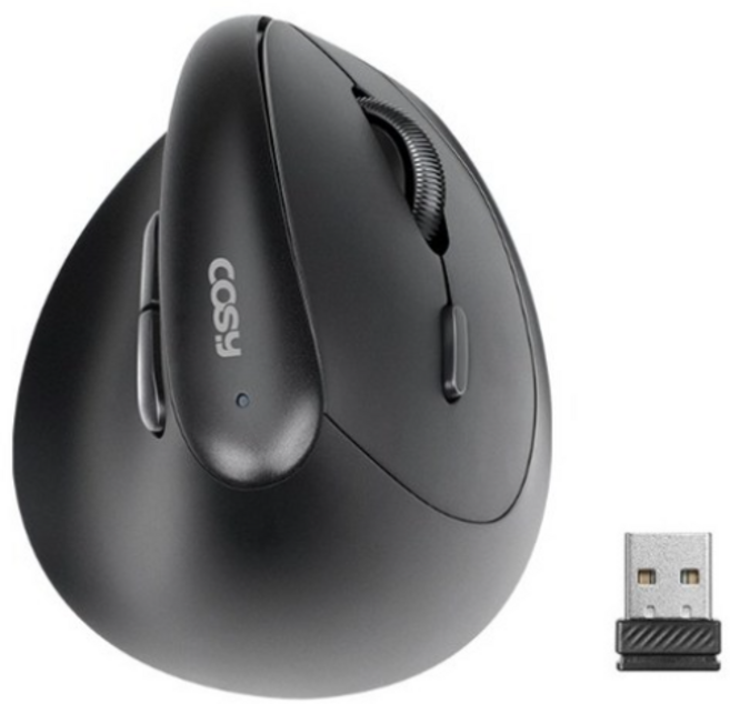 코시 작은 손 미니 버티컬 무소음 무선 마우스 M4142WL