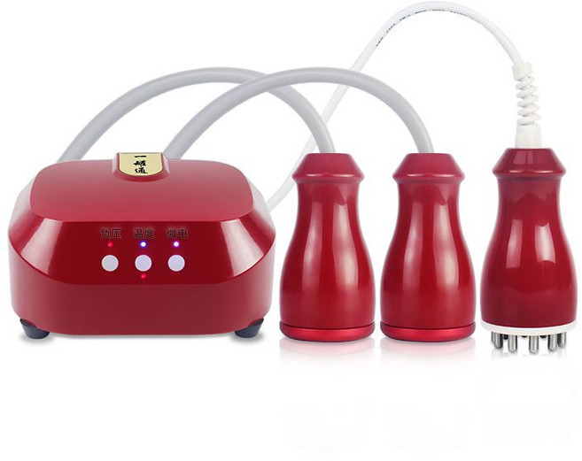 바디 안마 온열 부항기 가정용 림프 마사지 혈액 순환 치료기, 1개