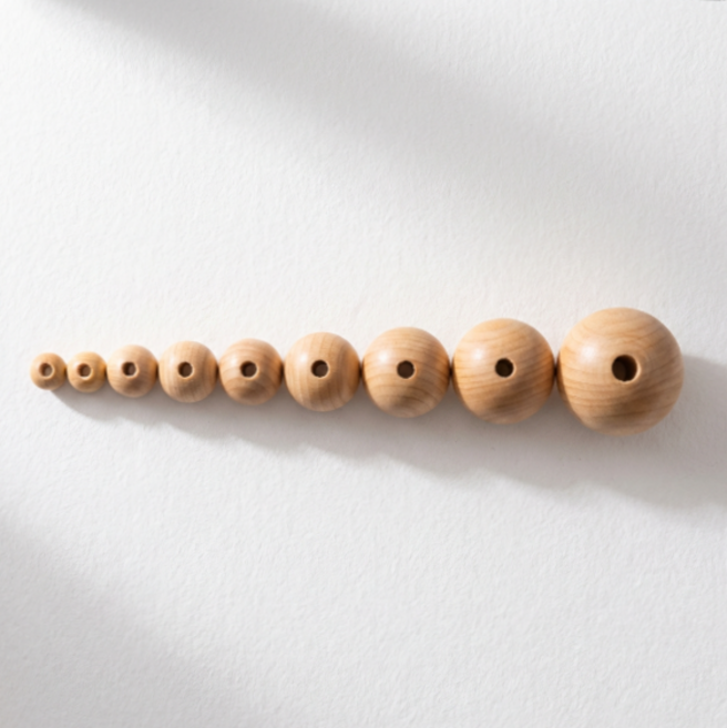 공예용 우드볼 나무구슬 대용량, 50개, 우드볼20mm