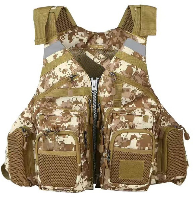 반센트 낚시조끼 루어 조끼 낚시 바다 민물 부력 계류 갯바위, 사막디지털