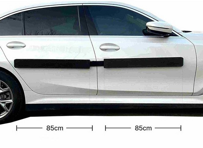 도어가드 문콕방지 자동차 차량 스펀지 패드 자석 1set, 1개, 블랙