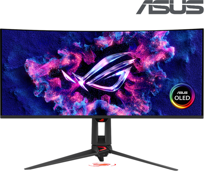 (ASUS) ROG PG34WCDN 86Cm QD-OLED 커브드 WQHD 360Hz 0.03ms 게이밍 모니터