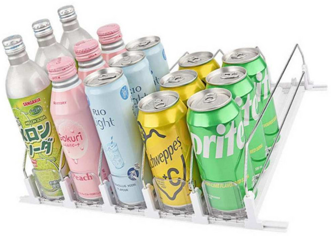 엠비아7 캔음료 디스펜서 45CM 3열 냉장고음료디스펜서