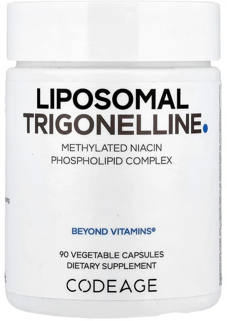 코드에이지 리포조말 리포솜 트라이고넬린 Liposomal Trigonelline 90정, Codeage, 리포소말 트라이고넬린, 베지 캡슐 90, 1개 - 쿠팡