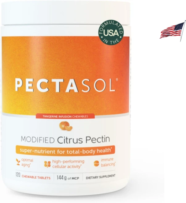 펙타솔 변형 시트러스 펙틴 탠저린 추출물 츄어블, 1개, 120정 - 쿠팡