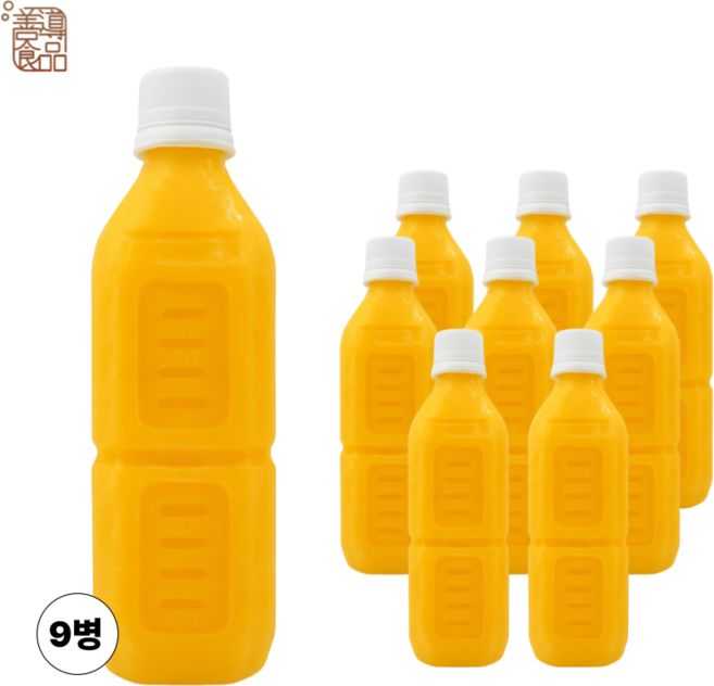 달빛단호박식혜 국산 단호박 수제식혜 밥알없는식혜 무방부제 무라벨, 9개, 500ml