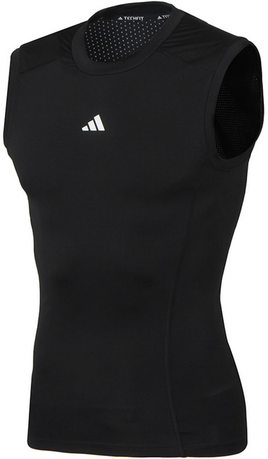 아디다스 민소매 스포츠 런닝 나시 나시티 슬리브리스 TF 블랙 남여공용 운동복 + SHP 마스크