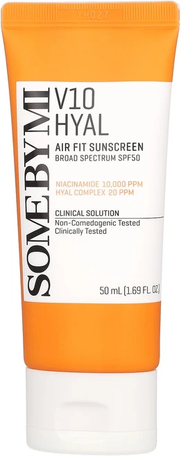특별한효과 SOME BY MI V10 히알 에어 핏 자외선 차단제 SPF 50 50ml(1.69fl oz) 곧일시품절됩니다, SOMEBYMIV10히알에어핏자외선차단제SPF5050m - 쿠팡