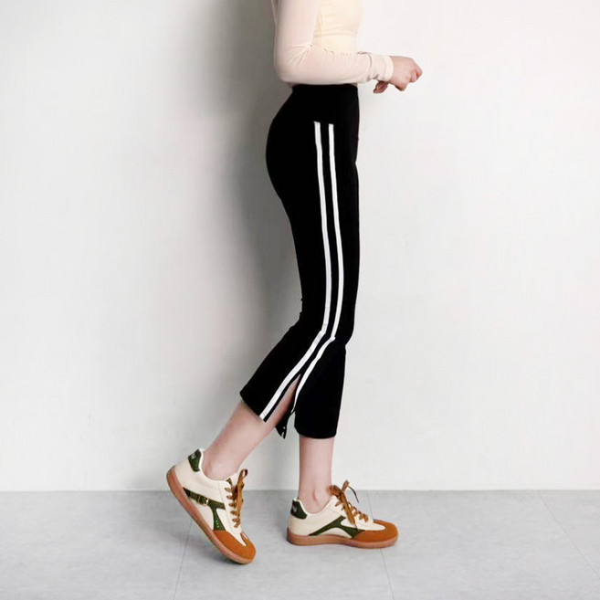 이케이 슬림 라인 7부 부츠컷 요가 필라테스 트레이닝 레깅스