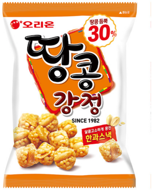 오리온 땅콩강정 147G 1박스 18개
