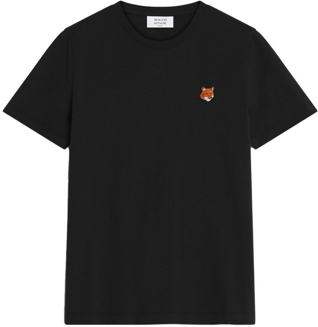 메종키츠네 폭스 헤드 코튼 티셔츠
