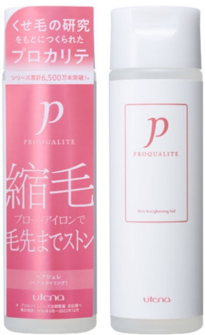 UTENA 佑天蘭 瞬效直髮凝膠 175ml/48ml 捲髮救星 毛躁髮救星 護髮, 1個, UTENA佑天蘭 瞬效直髮凝膠175ml