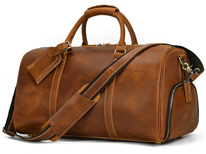 LOHA 소 가죽 보스턴백 헬스가방 9804 빈티지 크레이지홀스 가죽