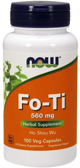 나우푸드 FOTI 하수오 뿌리추출물 560mg 100베지캡슐, 1개, 100캡슐, 100정 - 쿠팡