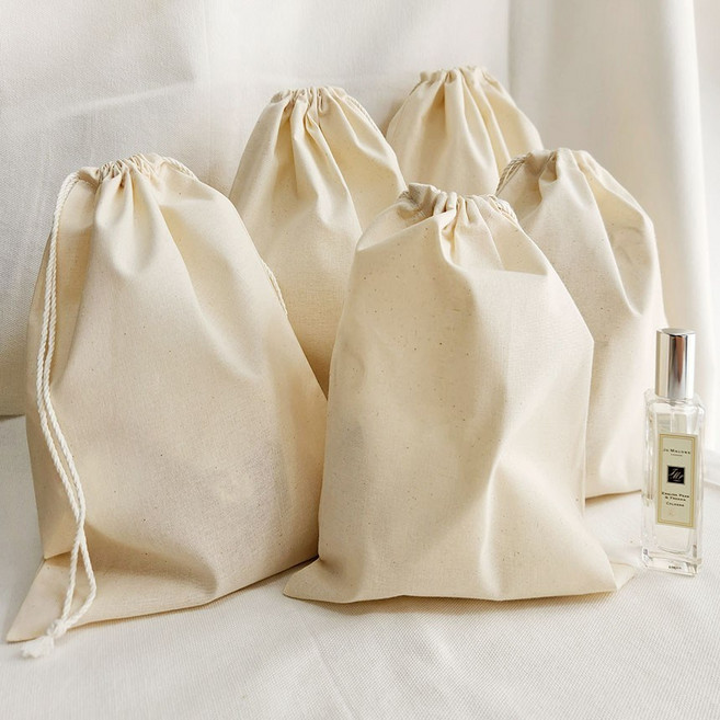 국내제작 공장직영 태영상회 국산 양끈 광목 면 생지 친환경 무지 화장품 파우치 스트링 주머니 더스트백 이너백 에코백 2개묶음, 2개, 워싱광목 가로1호(25x20)