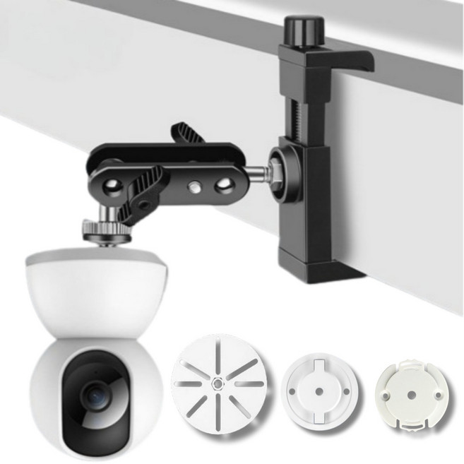 샵업 천장형 무타공 각도조절 홈캠 거치대, 1개, 호환브라켓