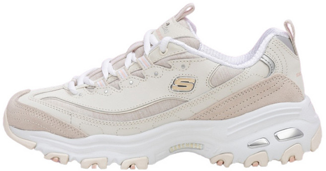 스케쳐스 여성 딜라이트 미 타임 에어쿨 메모리폼 운동화 11936-NAT