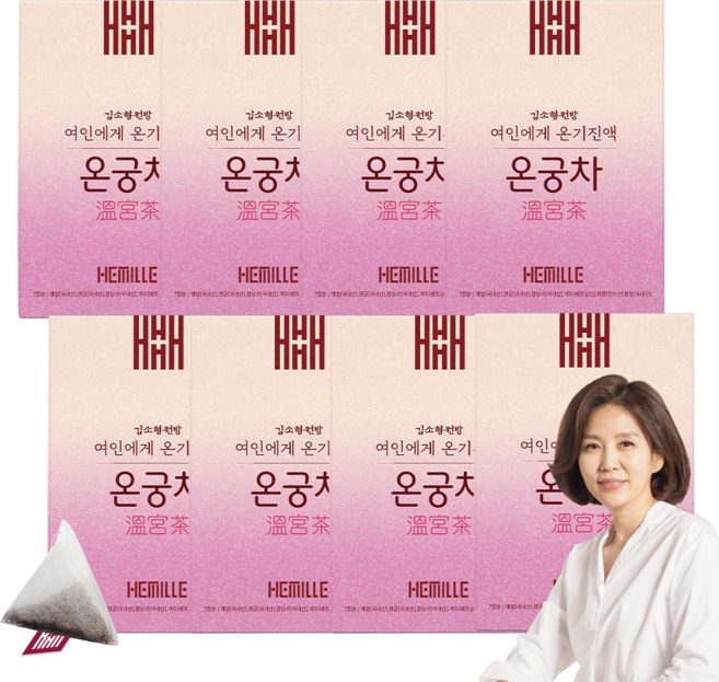 김소형 원장 여성을 위한 온궁차 쑥차 티백차 당귀차, 3g, 7개입, 8개