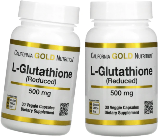 [본사정품] C~G~N L 글루타치온 환원형 500mg 고약사 CGN 가성비 california gold nutrition 캘리포니아골드뉴트리션 부모님 여자친구 남자친구 명절 선물, 2통, 30정 - 쿠팡