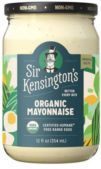 Sir Kensington's 마요 소스 서 켄싱턴의 마요네즈 글루텐 프리 인증 휴먼 레인지 에그 안정 12온스