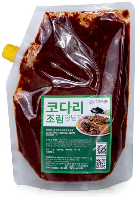 다렘코다리양념장소스, 1kg, 1개