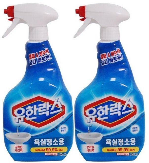 유한락스 욕실청소용 ()., 10개, 600ml