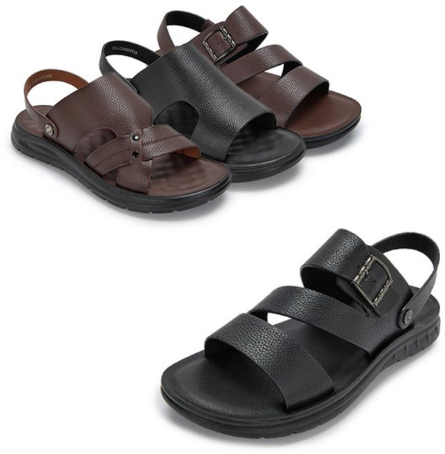 무크 남화 소가죽 투웨이 샌들 6종 택1