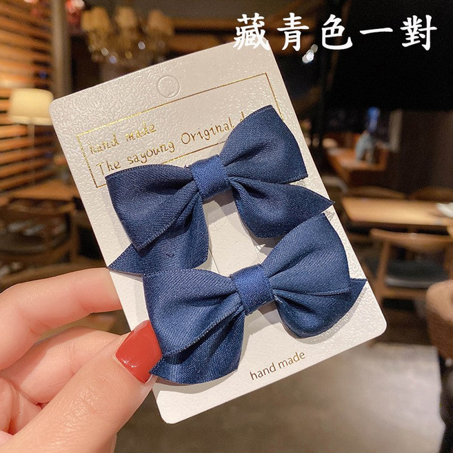 兒童髮夾 蝴蝶結髮夾 女童髮飾 可愛造型 薰衣草紫 一對
