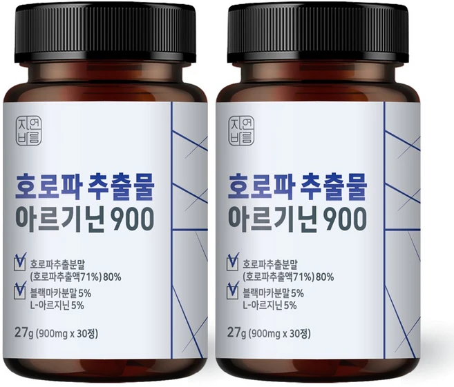 자연바름 호로파 추출물 캡슐 정제 아르기닌 900, 2개, 30정 - 쿠팡